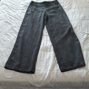 Max Studio Black Wide-Leg Trousers